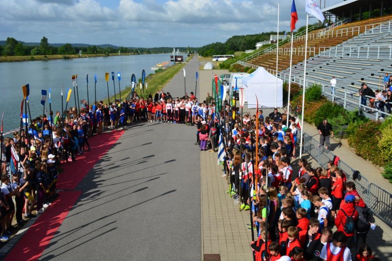 Šampionát nejmladších veslařů v Račicích
