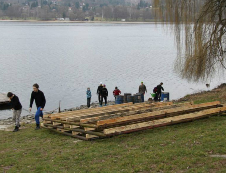 Aby měli na Brněnské přehradě odkud vyrážet na vodu Aby měli na Brněnské přehradě odkud vyrážet na vodu