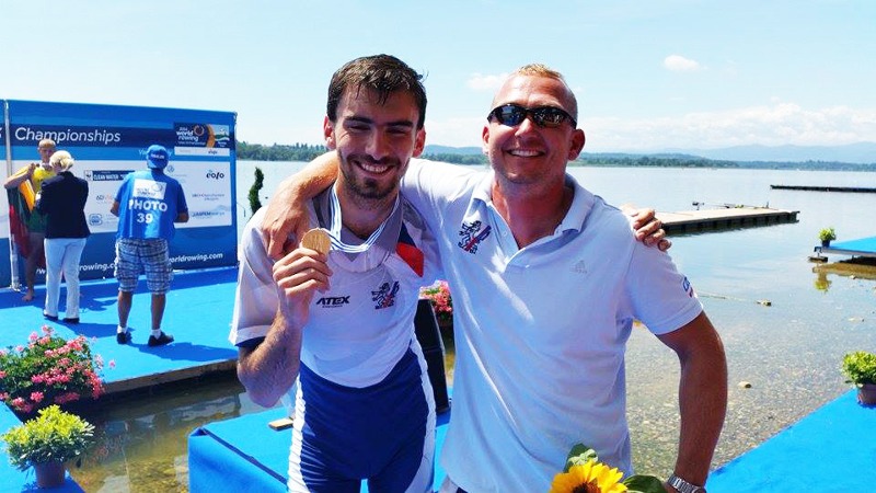 Michal Plocek s trenérem Michalem Vabrouškem Michal Plocek s trenérem Michalem Vabrouškem