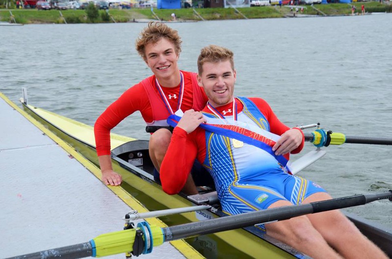 Miroslav Jech a Lukáš Helešic v Račicích (Foto Zdeněk Paroulek)