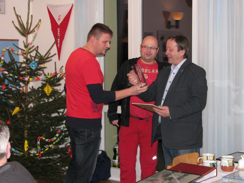 Předseda klubu Martin Jedlička se starostou města