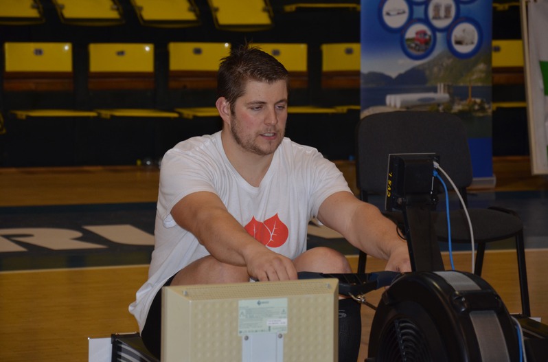 Koncentrace závodníka Jana Navrátila Koncentrace závodníka Jana Navrátila