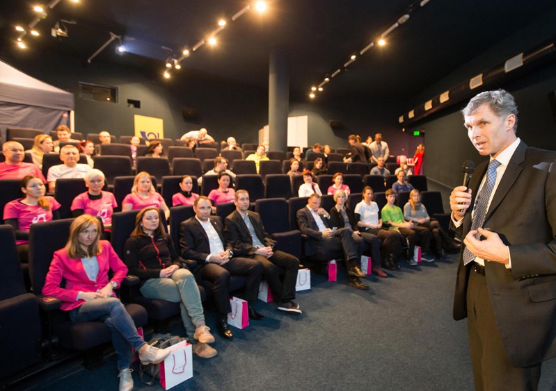 Jiří Kejval zahajuje letošní ročník (Foto Olympijskybeh.cz)