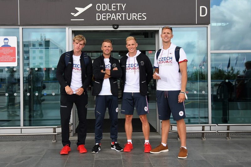 Odlet veslařů na olympijské hry Tokio 2020