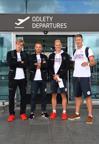 Odlet veslařů na olympijské hry Tokio 2020