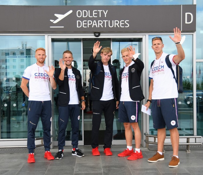 Odlet veslařů na olympijské hry Tokio 2020