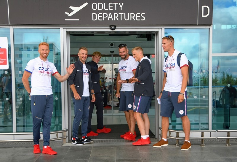 Odlet veslařů na olympijské hry Tokio 2020