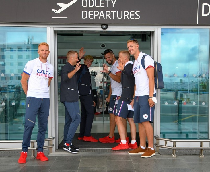 Odlet veslařů na olympijské hry Tokio 2020