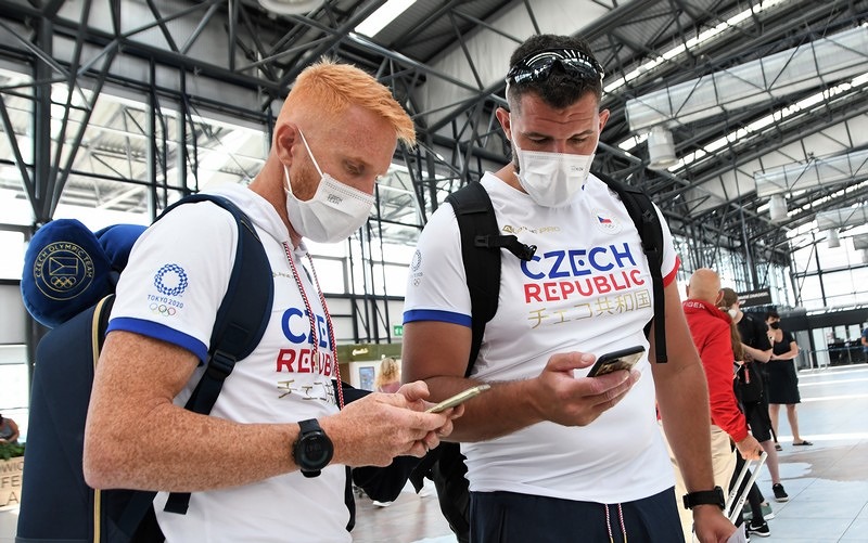 Odlet veslařů na olympijské hry Tokio 2020