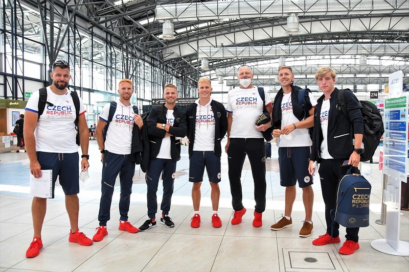 Odlet veslařů na olympijské hry Tokio 2020